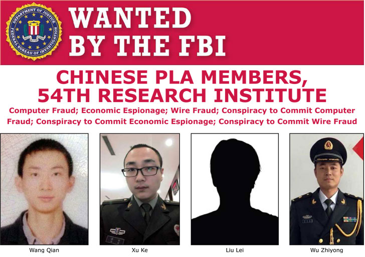 Министерство юстиции США обвинило во взломе Equifax китайских хакеров