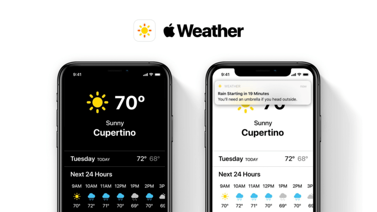 Как может выглядеть приложение погода в iOS 14