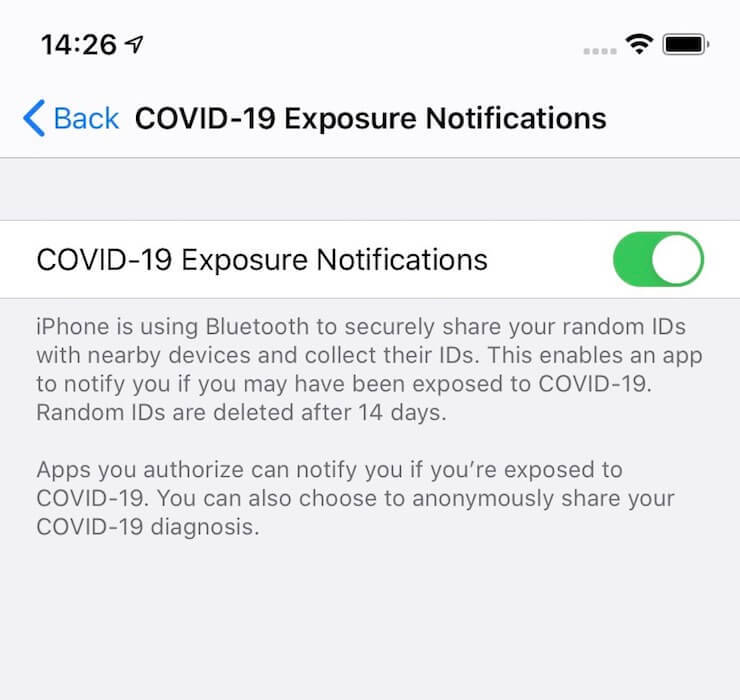 Как работает слежка за больными коронавирусом в iOS 13.5
