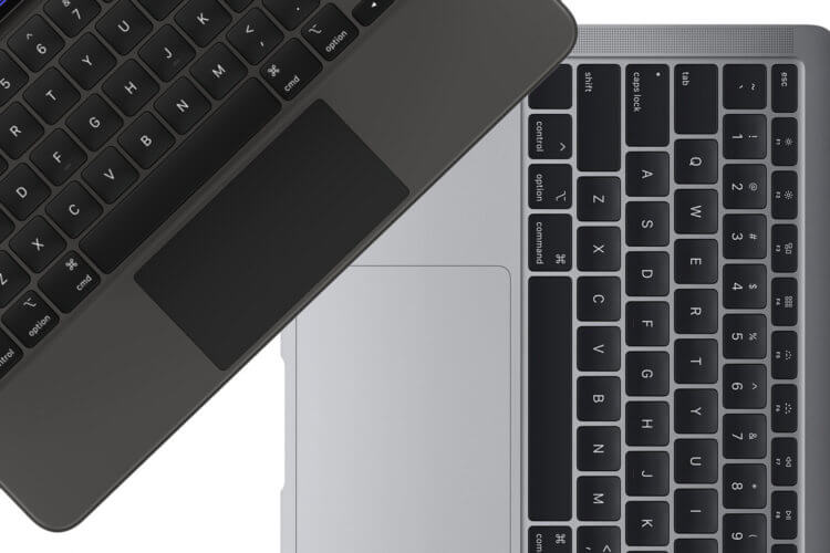 Чем Magic Keyboard для iPad Pro отличается от клавиатуры в MacBook