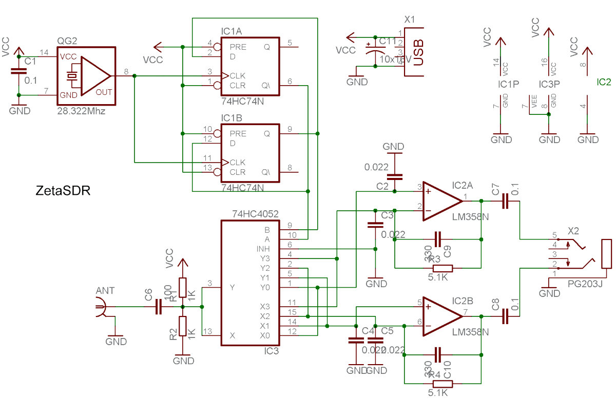 Схема ZetaSDR