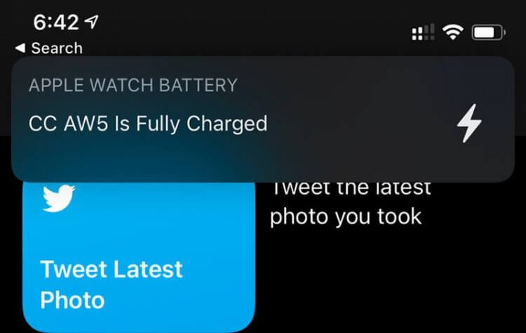 Apple добавила уведомления о зарядке Apple Watch и AirPods в iOS 14