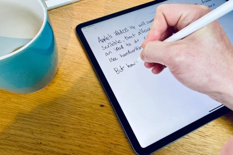 В iPadOS 14 появилось распознавание рукописного ввода. Как это работает