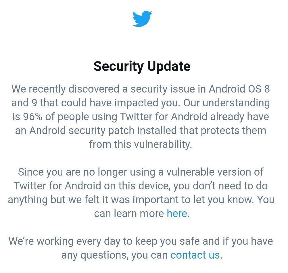 Twitter предупредил пользователей Android об уязвимости