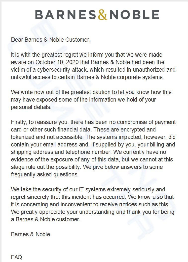 Гигант книжного бизнеса Barnes & Noble подвергся хакерской атаке