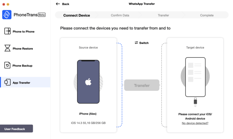 PhoneTrans — нужное приложение для переноса данных на новый iPhone