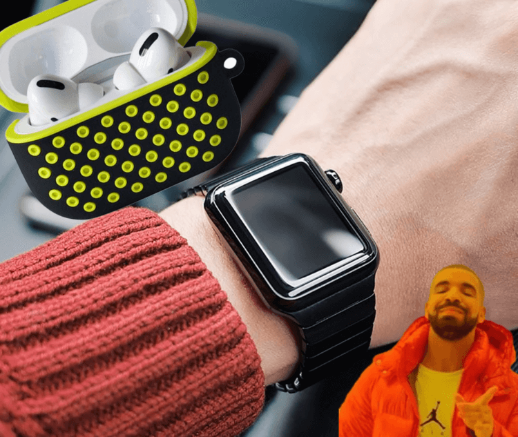 Гидрогелевая плёнка на Apple Watch, чехол для AirPods Nike+ и другие крутые штуки с AliExpress