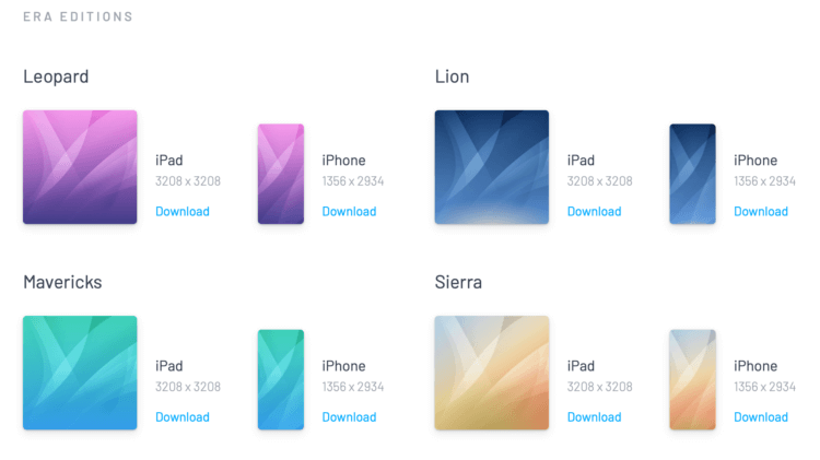 Только посмотрите на эти классные обои для iPhone и iPad в стиле Mac OS X
