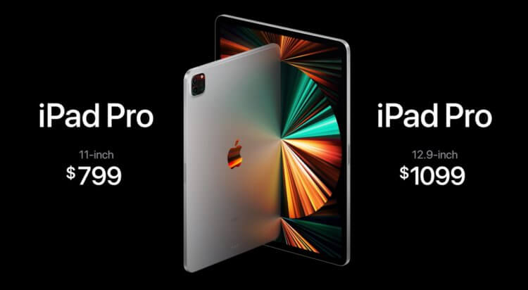 Apple представила новый iPad Pro с экраном miniLED, чипом M1 и 16 ГБ оперативки