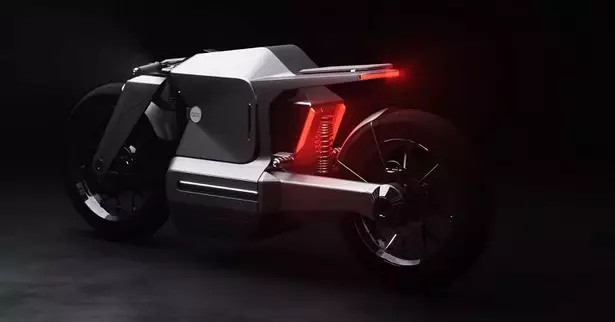Электрический мотоцикл AOE Bike снабдили коляской с дополнительными аккумуляторами