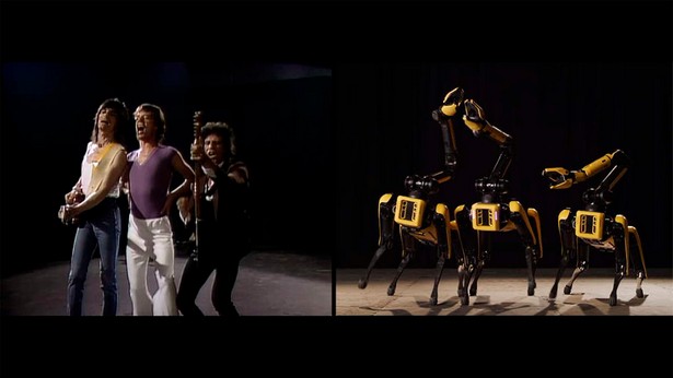 Роботы Boston Dynamics повторили клип The Rolling Stones, которому исполнилось 40 лет