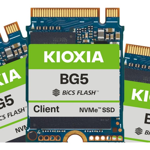 SSD Kioxia BG5 оснащены интерфейсом PCIe 4.0 и выпускаются объёмом 256, 512 и 1024 ГБ