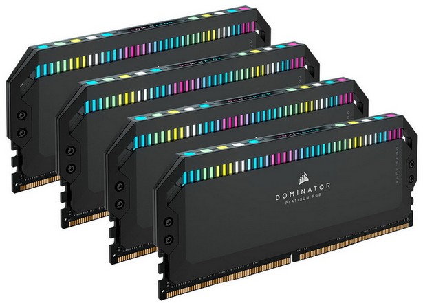 Corsair представила оперативную память Dominator Platinum RGB DDR5-6200 и DDR5-6400 объёмом 32 ГБ