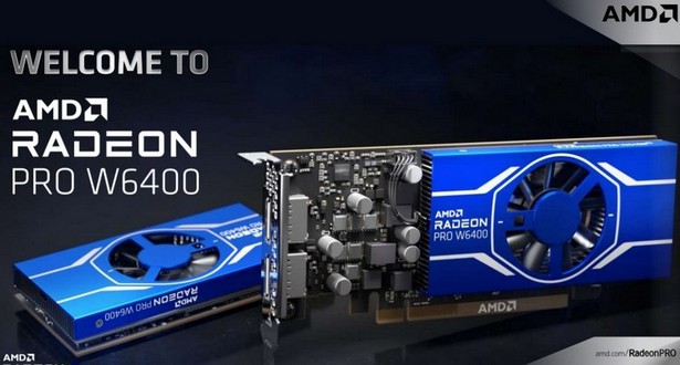AMD Radeon PRO W6400 — бюджетная профессиональная видеокарта с 6-нм чипом с ценой $229