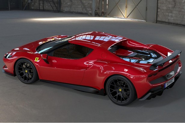 Гибридный Ferrari 296 GTB от DMC с улучшенным V6 на 888 л.с.  будет продаваться за криптовалюту