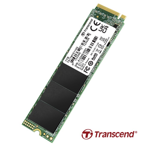 Transcend выпустила твердотельный накопитель MTE110Q на основе памяти 3D NAND QLC