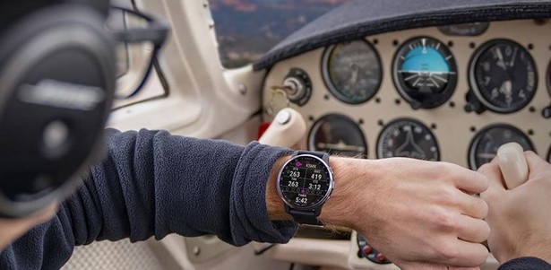 Умные часы Garmin D2 Air X10 для пилотов работают с включённым GPS и датчиком SpO2 до 20 часов…